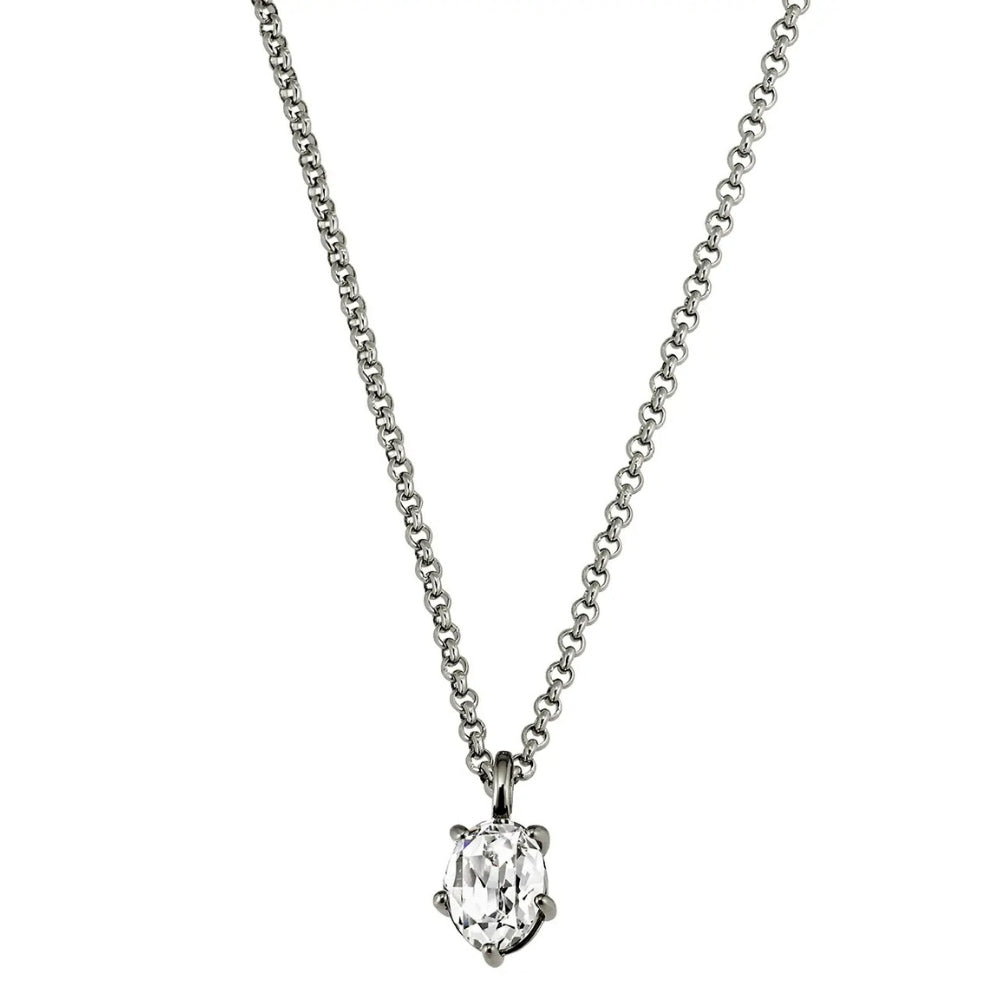 DYRBERG/KERN ORB SS CRYSTAL NECKLACE