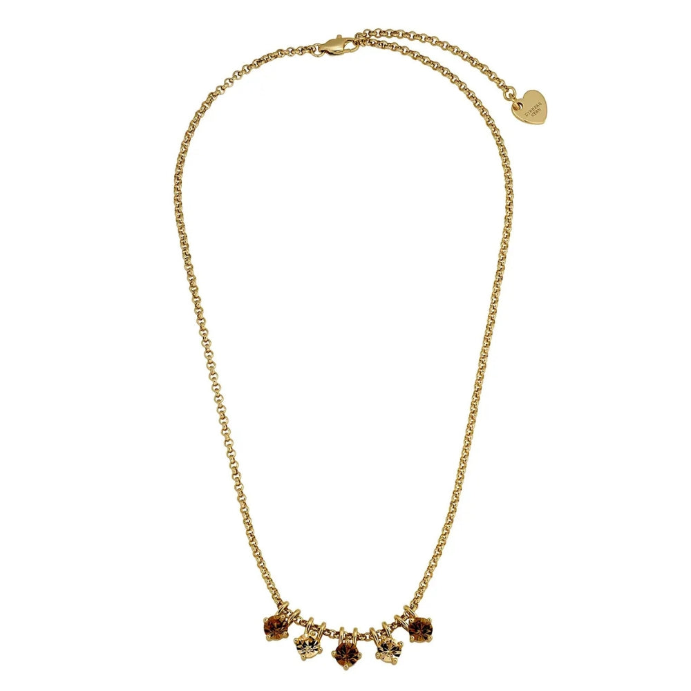 DYRBERG/KERN PHILA SG BROWN MIX NECKLACE