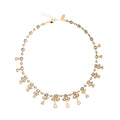 GRAND ENTRANCE NECKLACE GOLD-SILK