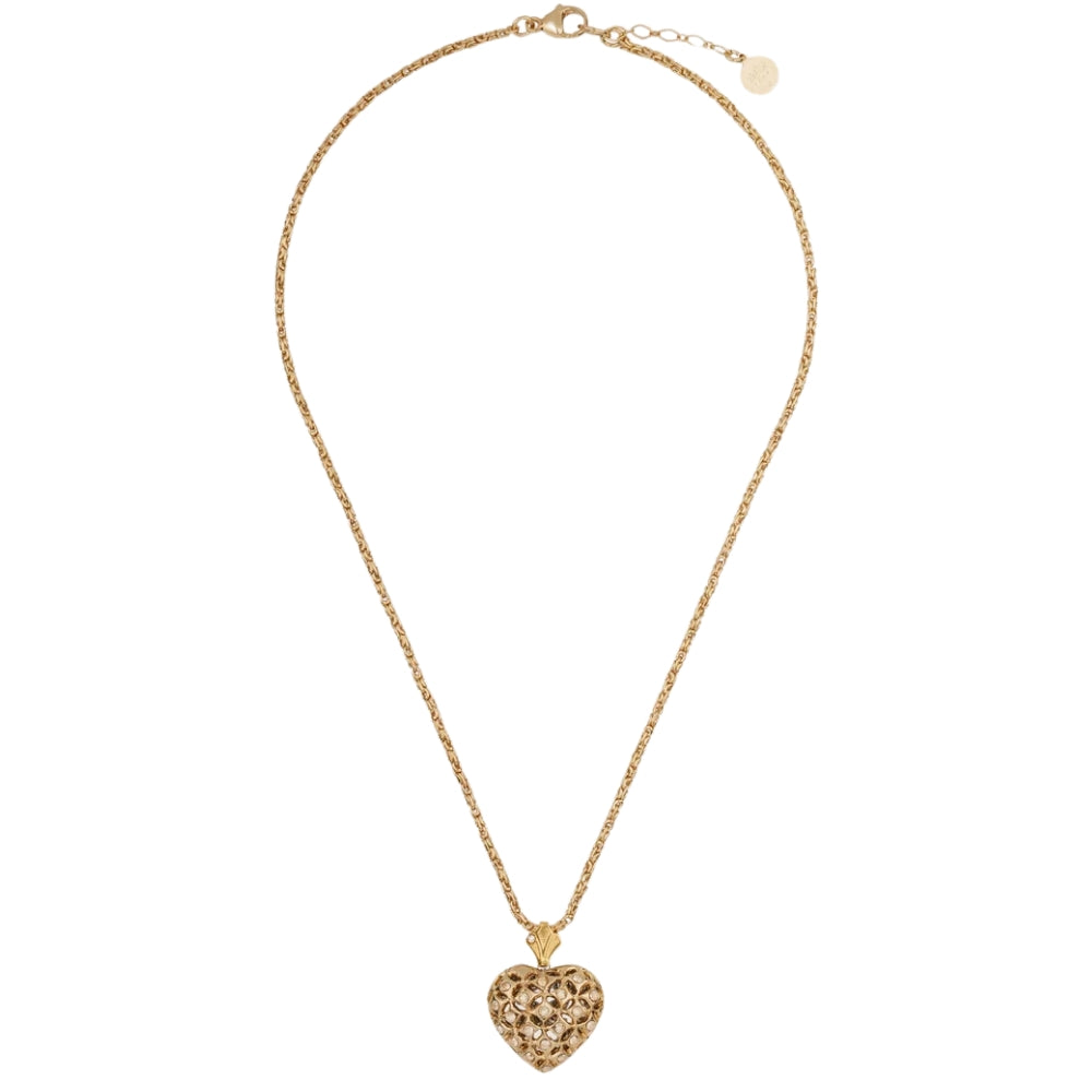 COLLIER CORACAO PETIT MODELE BICOLORE