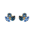 ANA EARRINGS GOLD-DENIMBLUE COMBO