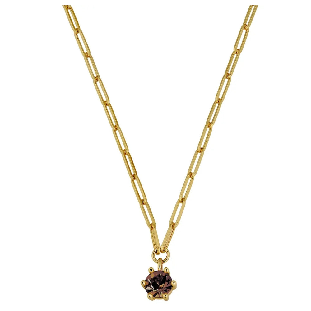 DYRBERG/KERN TESSA SG BROWN NECKLACE