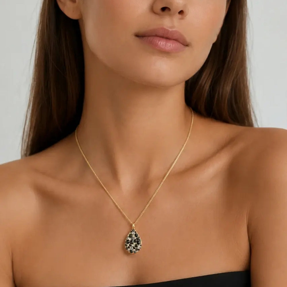 DYRBERG/KERN BAILEY SG BLACK MIX NECKLACE