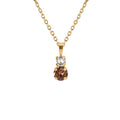 LEAH NECKLACE - RECREATED TOPAZ COMBO