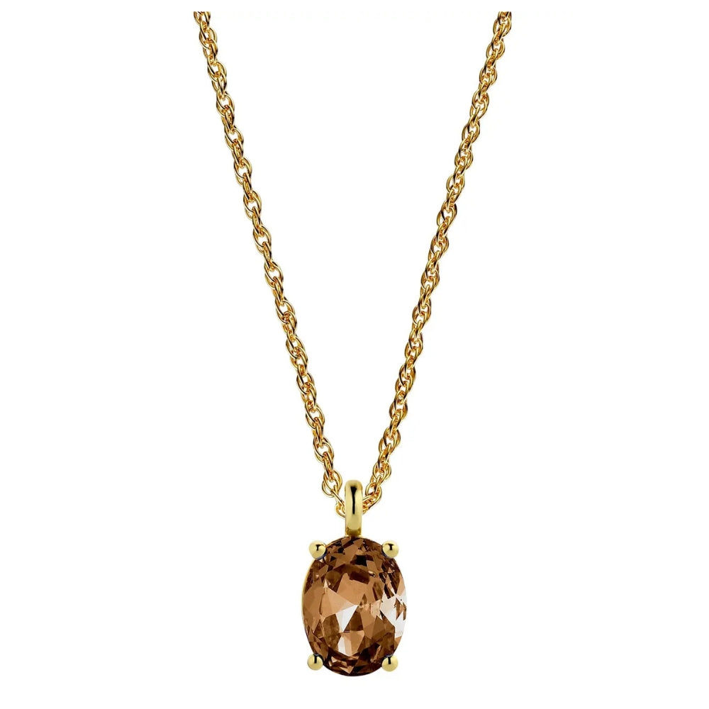 DYRBERG/KERN BARGA SG BROWN NECKLACE
