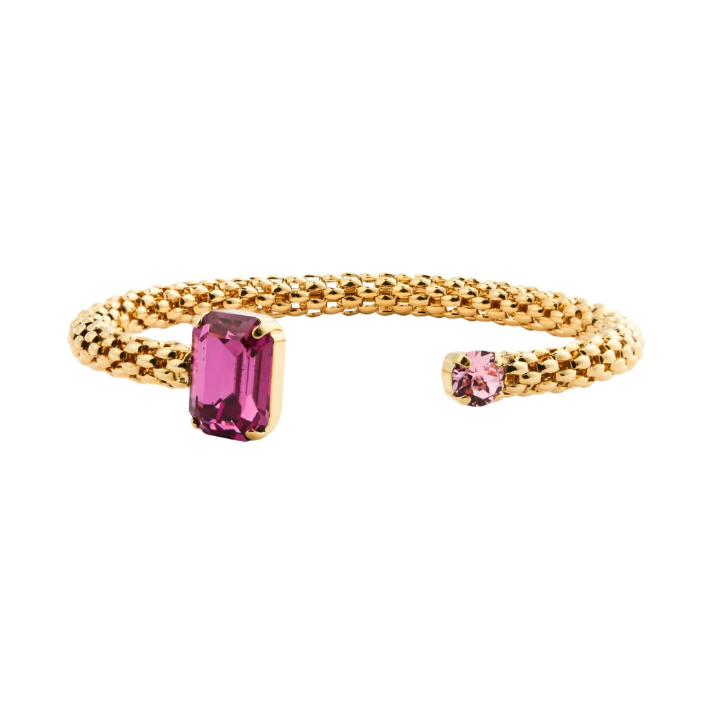 DARIA BRACELET GOLD-DARK ROSE