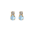 LEAH EARRINGS GOLD- SKY COMBO