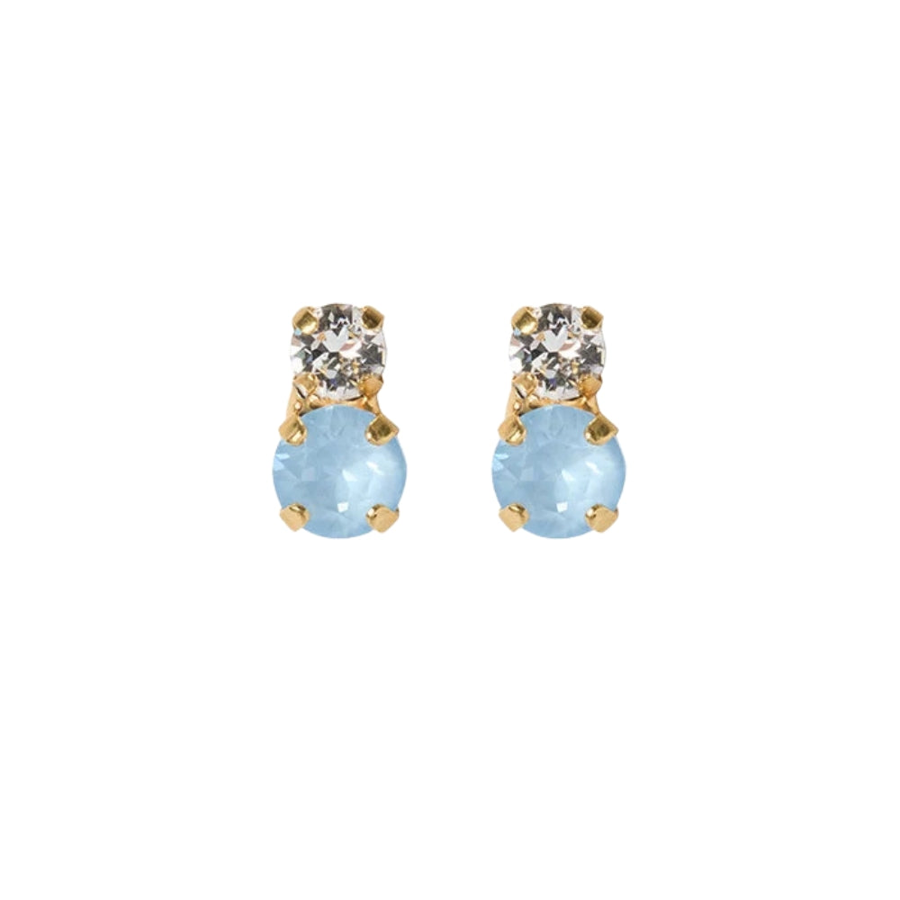 LEAH EARRINGS GOLD- SKY COMBO