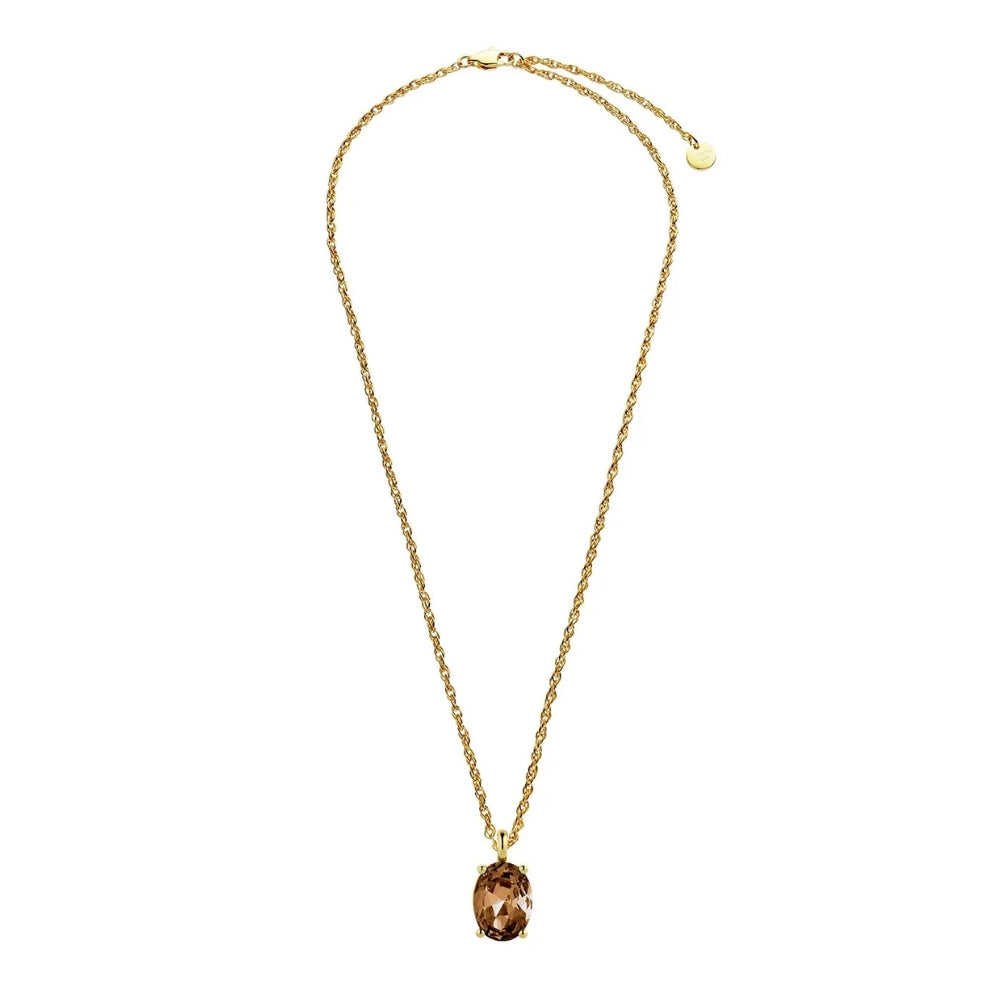 DYRBERG/KERN BARGA SG BROWN NECKLACE