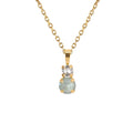 LEAH NECKLACE GOLD- AGAVE COMBO