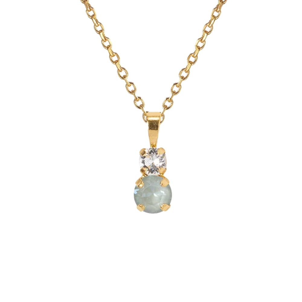 LEAH NECKLACE GOLD- AGAVE COMBO