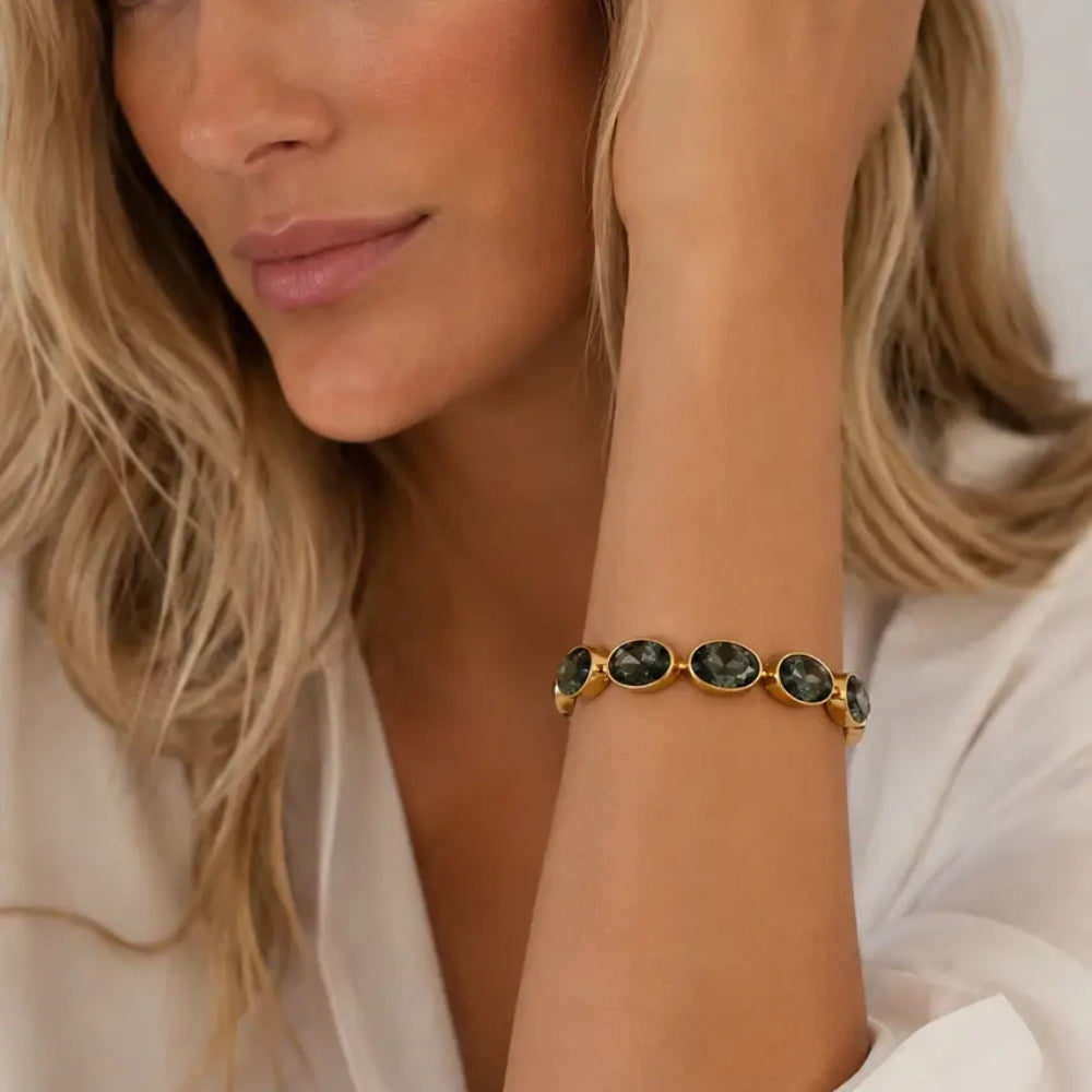 DYRBERG/KERN OPALINE SG GREY BRACELET
