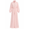 Blush Pink Wide-Leg Jumpsuit