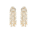 NOELLE STATEMENT EARRING GOLD-CRYSTAL