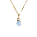 LEAH NECKLACE GOLD - SKY COMBO