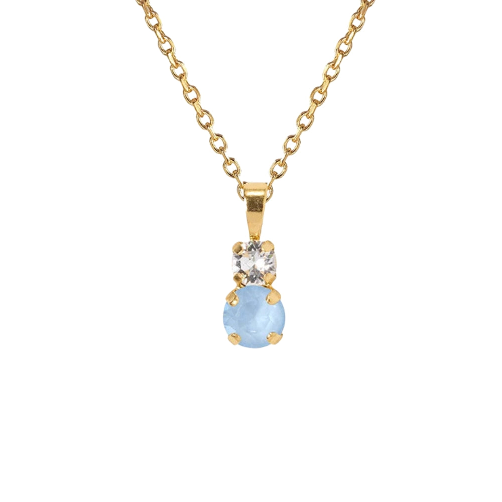LEAH NECKLACE GOLD - SKY COMBO