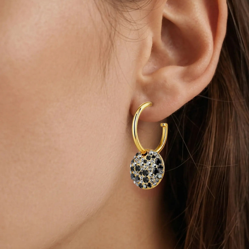 DYRBERG/KERN WISP  SG BLACK MIX EARRING