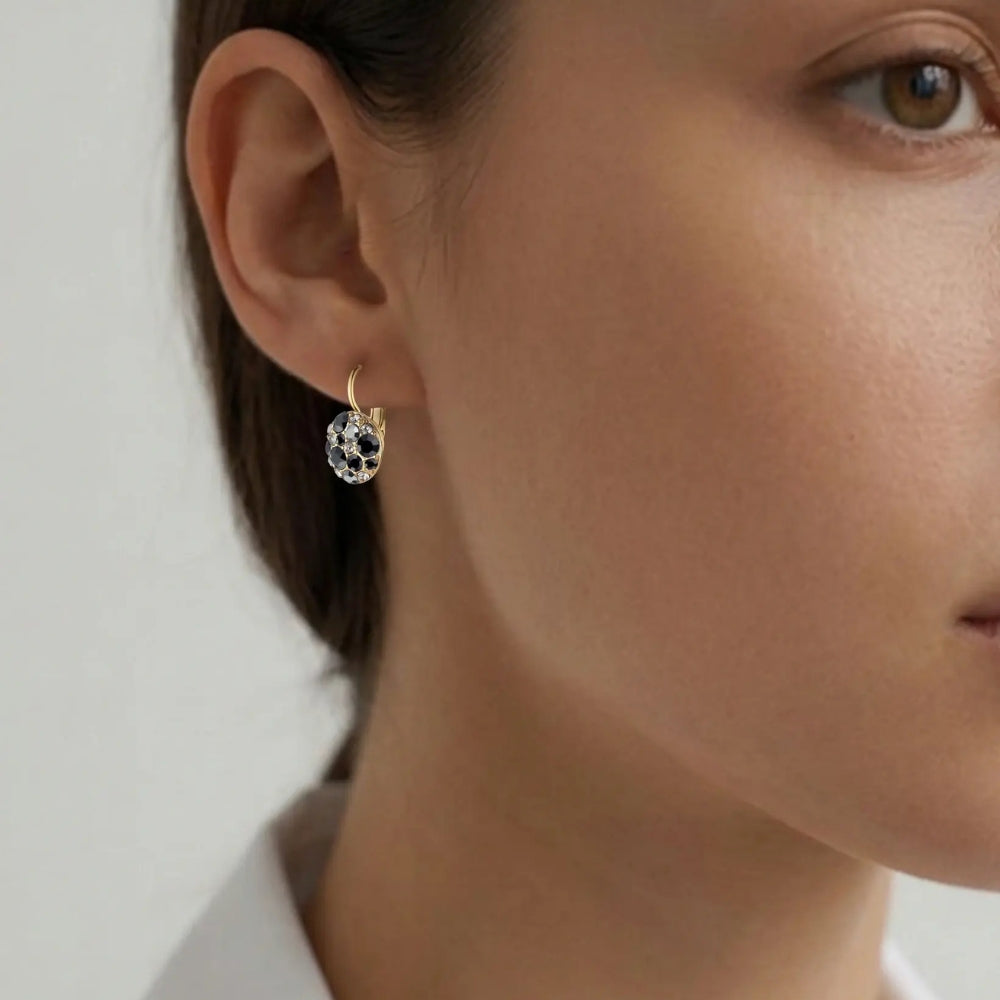 DYRBERG/KERN BLOST SG BLACK MIX EARRING