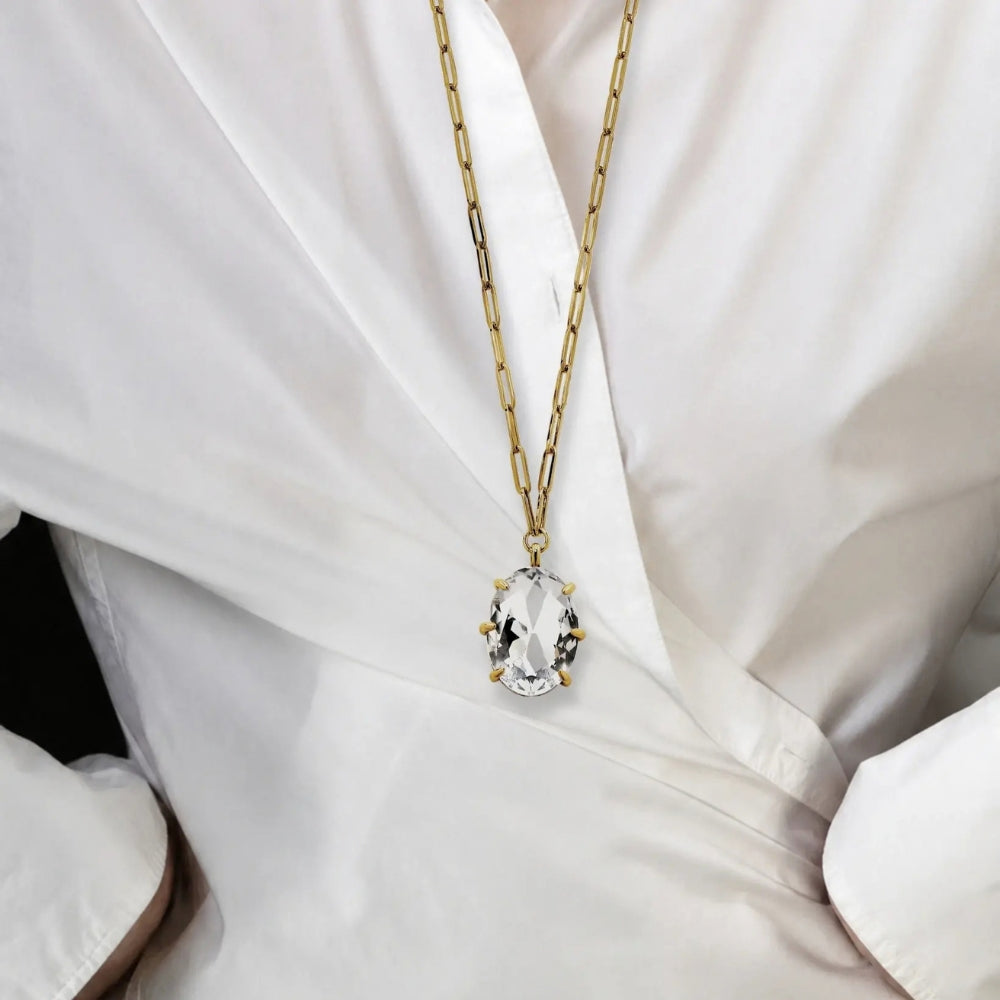 DYRBERG/KERN KALLY SG CRYSTAL NECKLACE