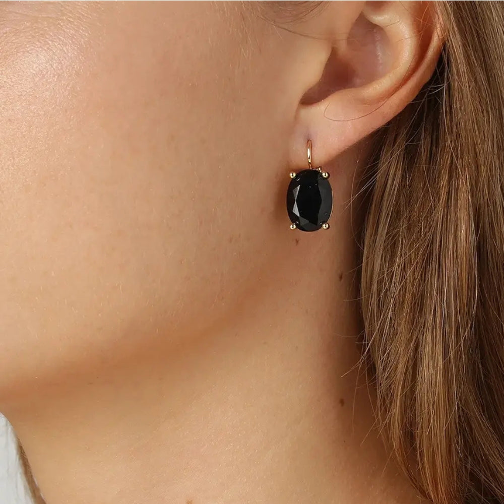 DYRBERG/KERN CHANTAL SG BLACK EARRING