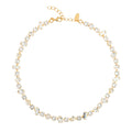 NOELLE STATEMENT NECKLACE GOLD-CRYSTAL