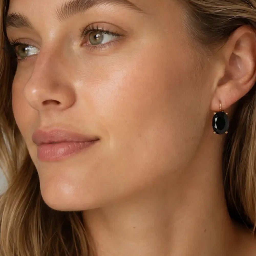 DYRBERG/KERN CHANTAL SG BLACK EARRING