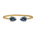 MINI DROP BRACELET GOLD-DENIM BLUE