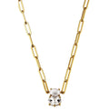 DYRBERG/KERN SERAFINE SG CRYSTAL_WHITE PEARL NECKLACE