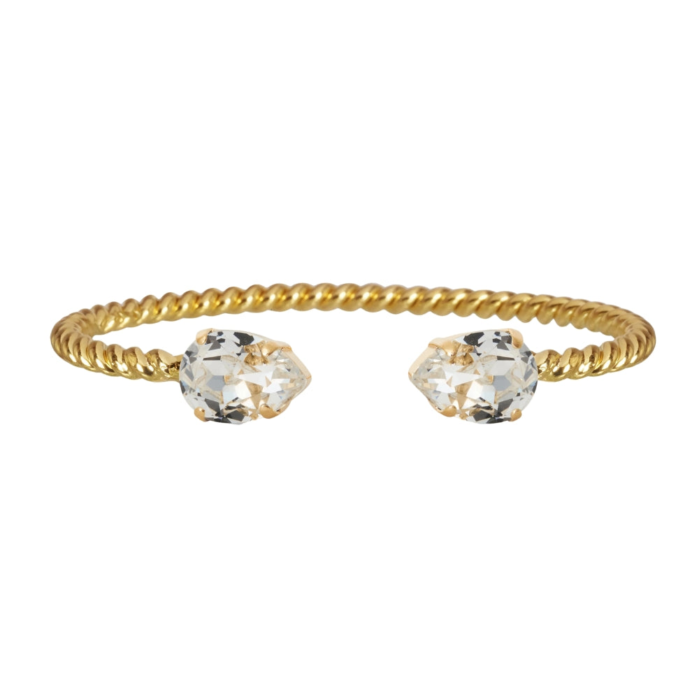 MINI DROP BRACELET GOLD-CRYSTAL