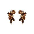 DEMI EARRINGS GOLD-RECREATED TOPAZ COMBO