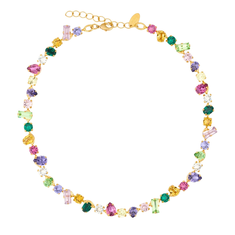 NOELLE STATEMENT NECKLACE GOLD-FESTIVE COMBO