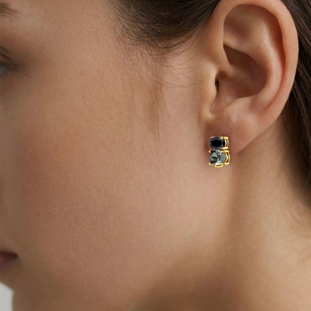 DYRBERG/KERN NERIDA SG BLACK EARRING
