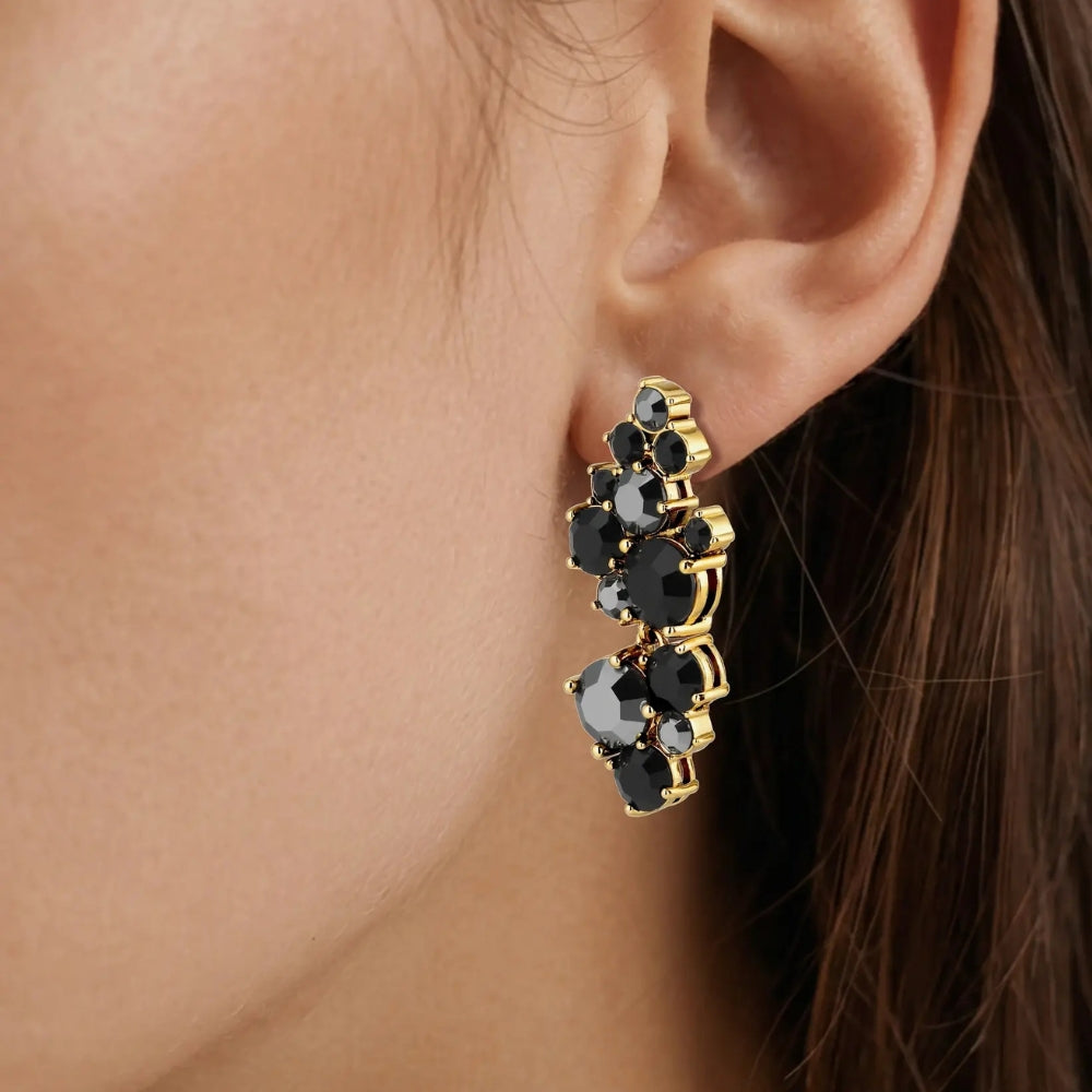 DYRBERG/KERN MARIGOLD SG BLACK MIX EARRING