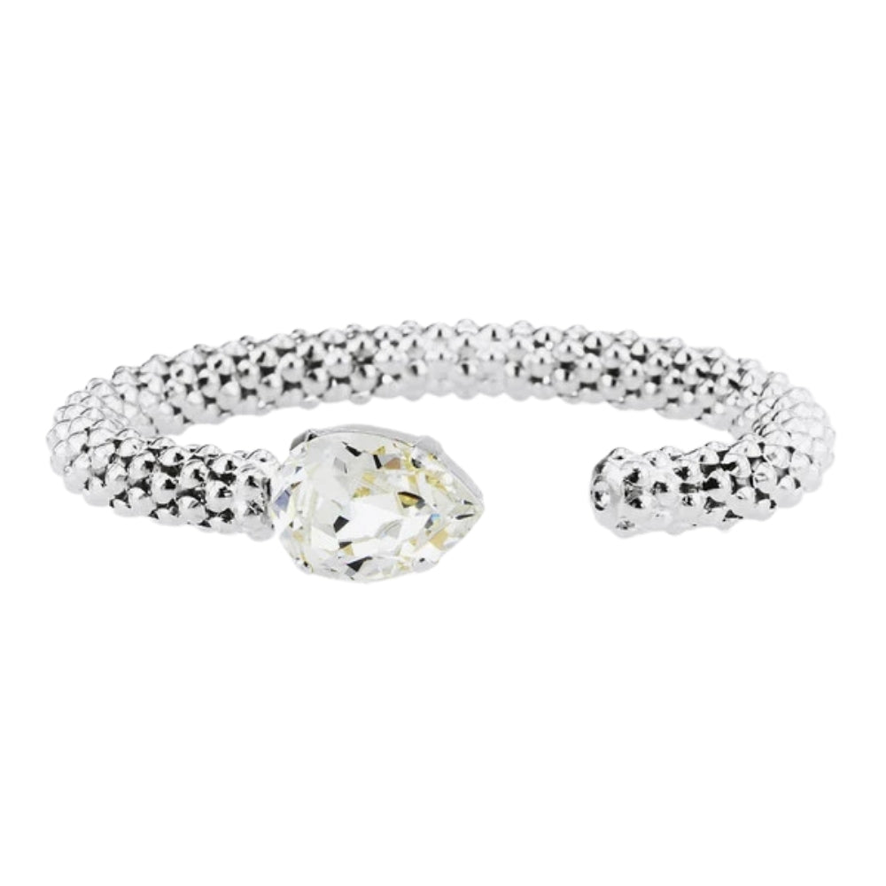 CLASSIC ROPE BRACELET RHODIUM-CRYSTAL