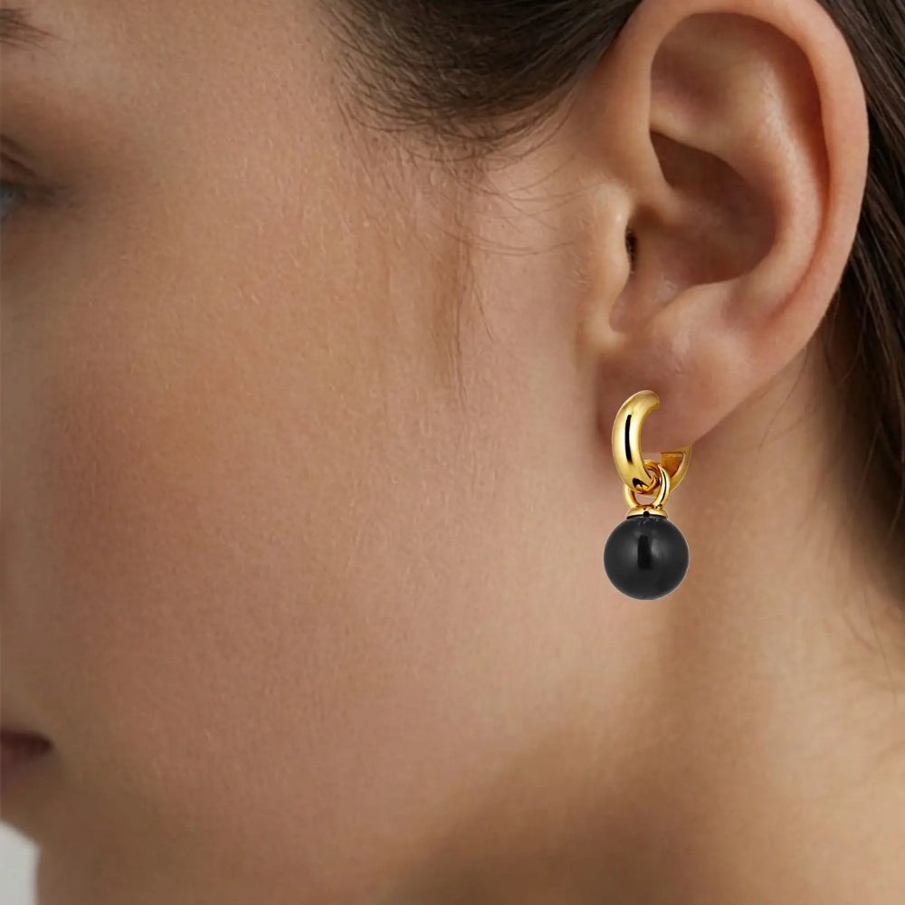 DYRBERG/KERN LONA SG BLACK EARRING
