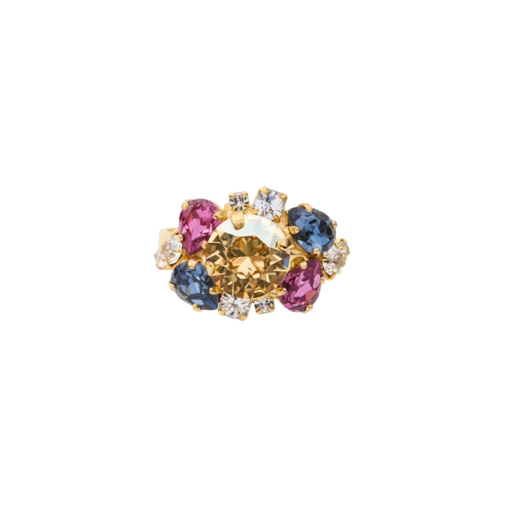MOLLY RING GOLD-ROSE DAWN COMBO