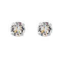 CLASSIC STUD EAR RHODIUM-CRYSTAL