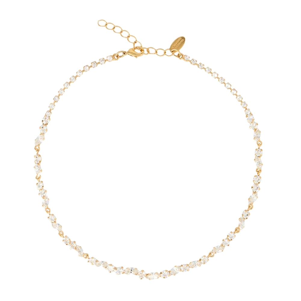 ALELIA NECKLACE GOLD-JET COMBO