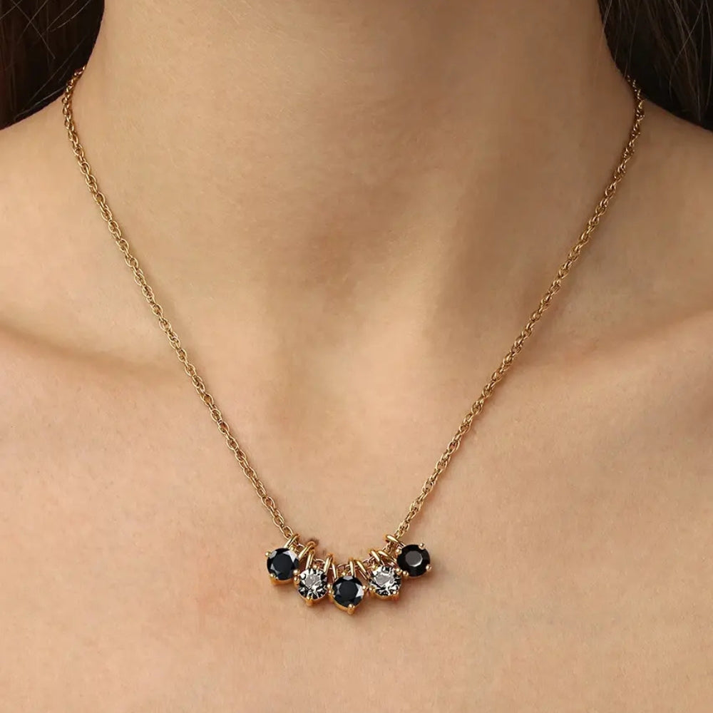 DYRBERG/KERN PHILA SG BLACK MIX NECKLACE