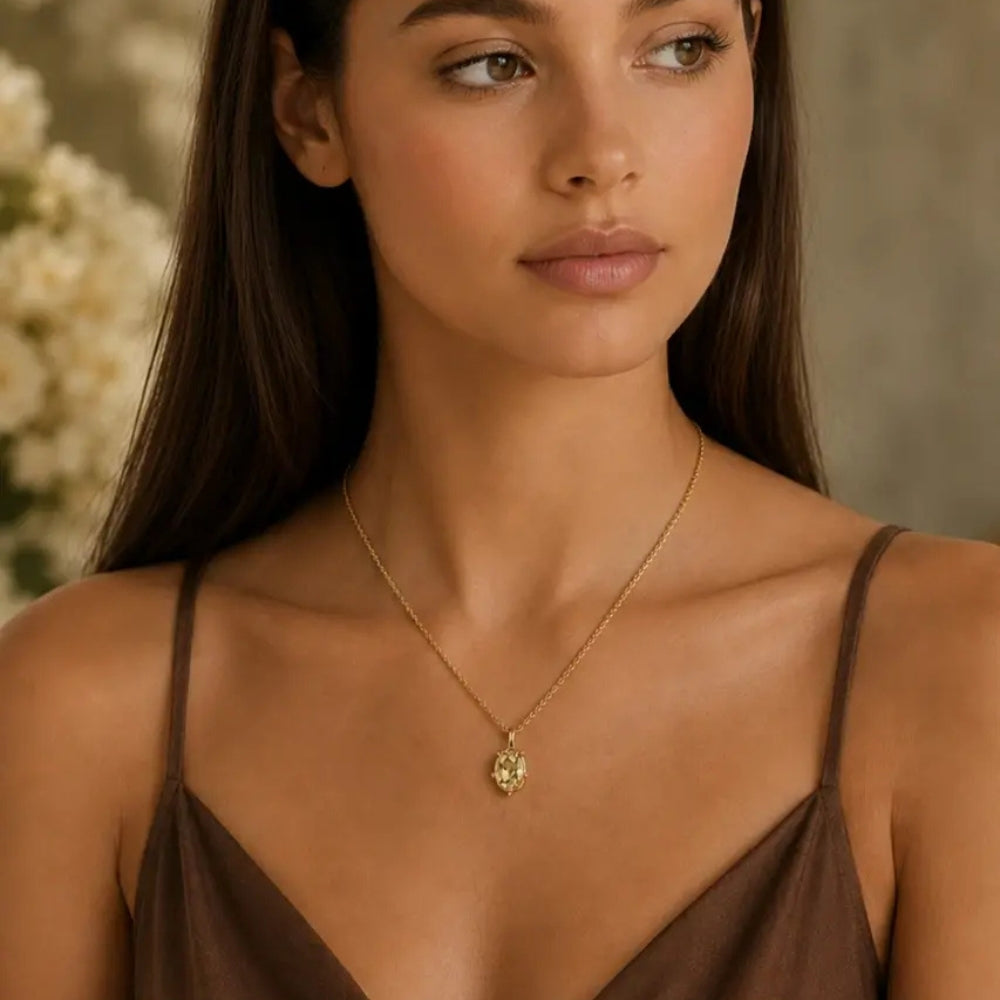 DYRBERG/KERN ORB SG GOLDEN NECKLACE