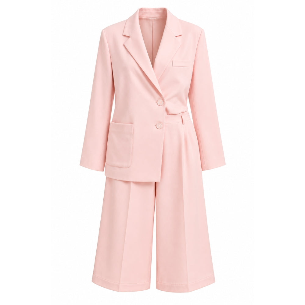Blush Pink Tailored Suit