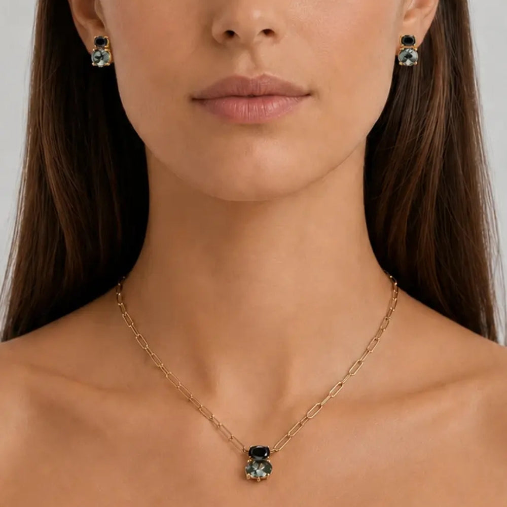 DYRBERG/KERN NERIDA SG BLACK EARRING