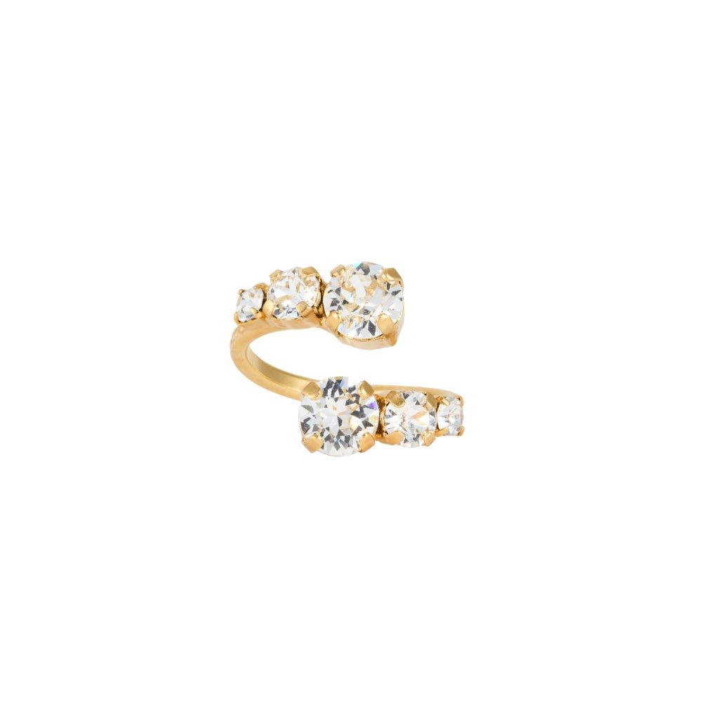 HALO RING GOLD-CRYSTAL