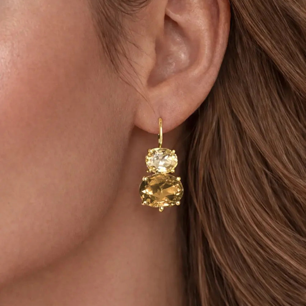 DYRBERG/KERN GLOBULE SG GOLDEN EARRING