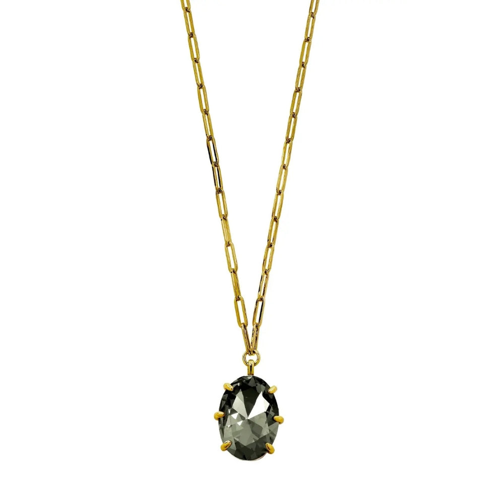 DYRBERG/KERN KALLY SG GREY NECKLACE