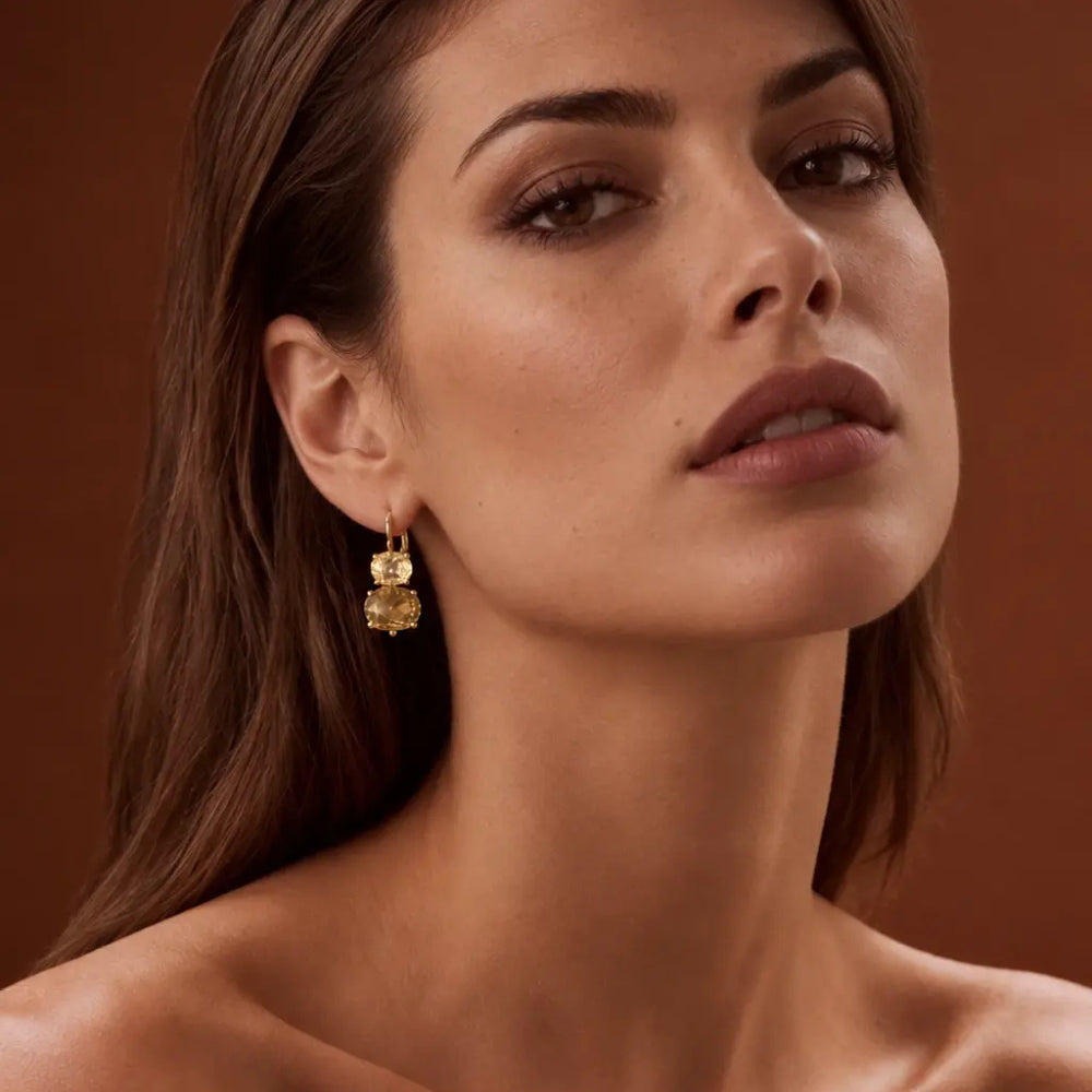 DYRBERG/KERN GLOBULE SG GOLDEN EARRING