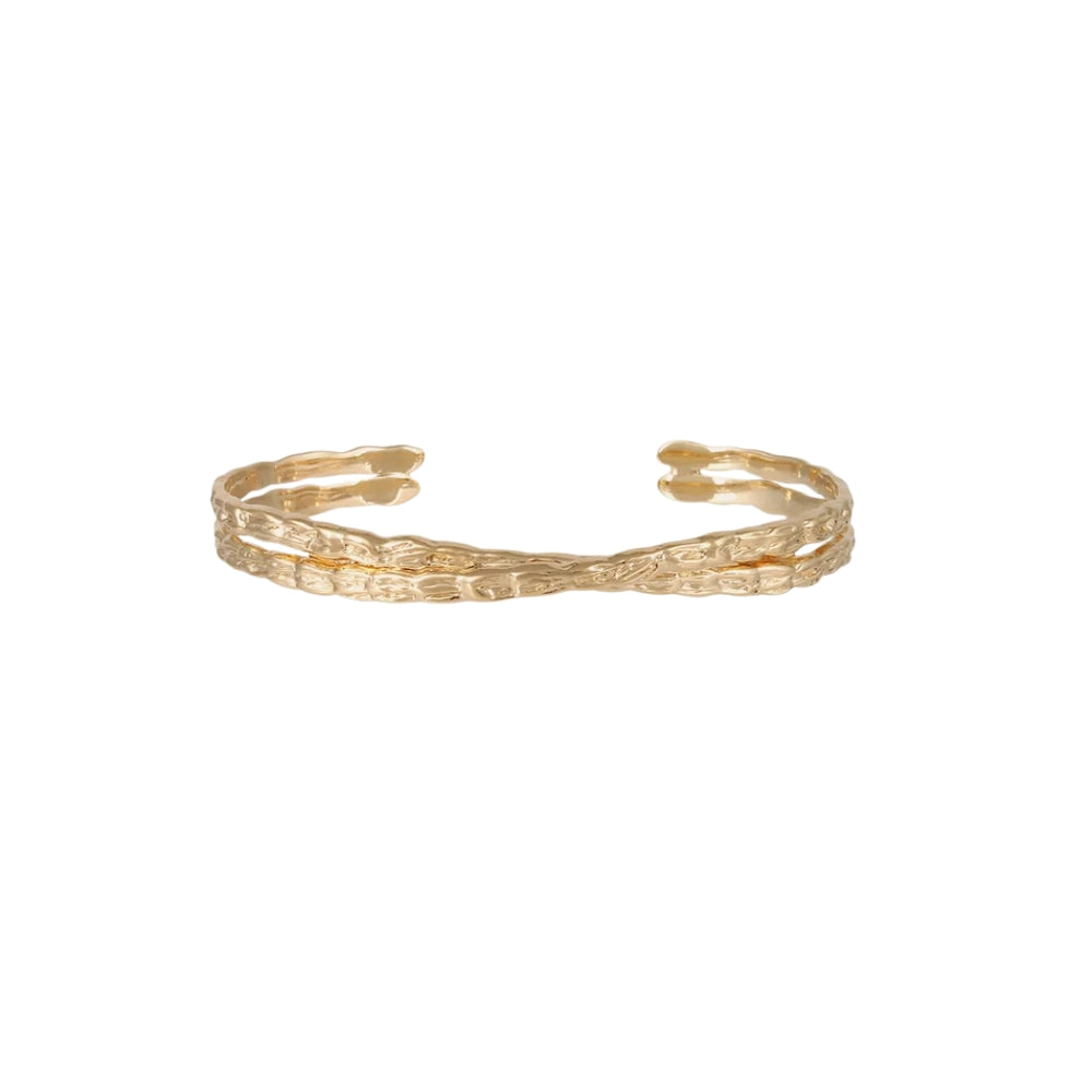 LIANE CROSSED MINI BANGLES BRACELET