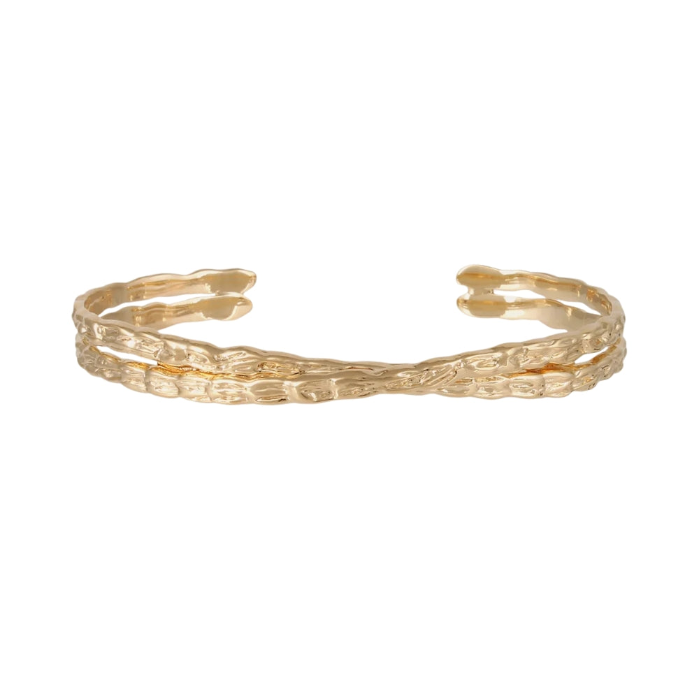 LIANE CROSSED MINI BANGLES BRACELET