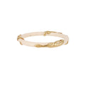 COBRA ACETATE BANGLE BRACELET- IVOIRE