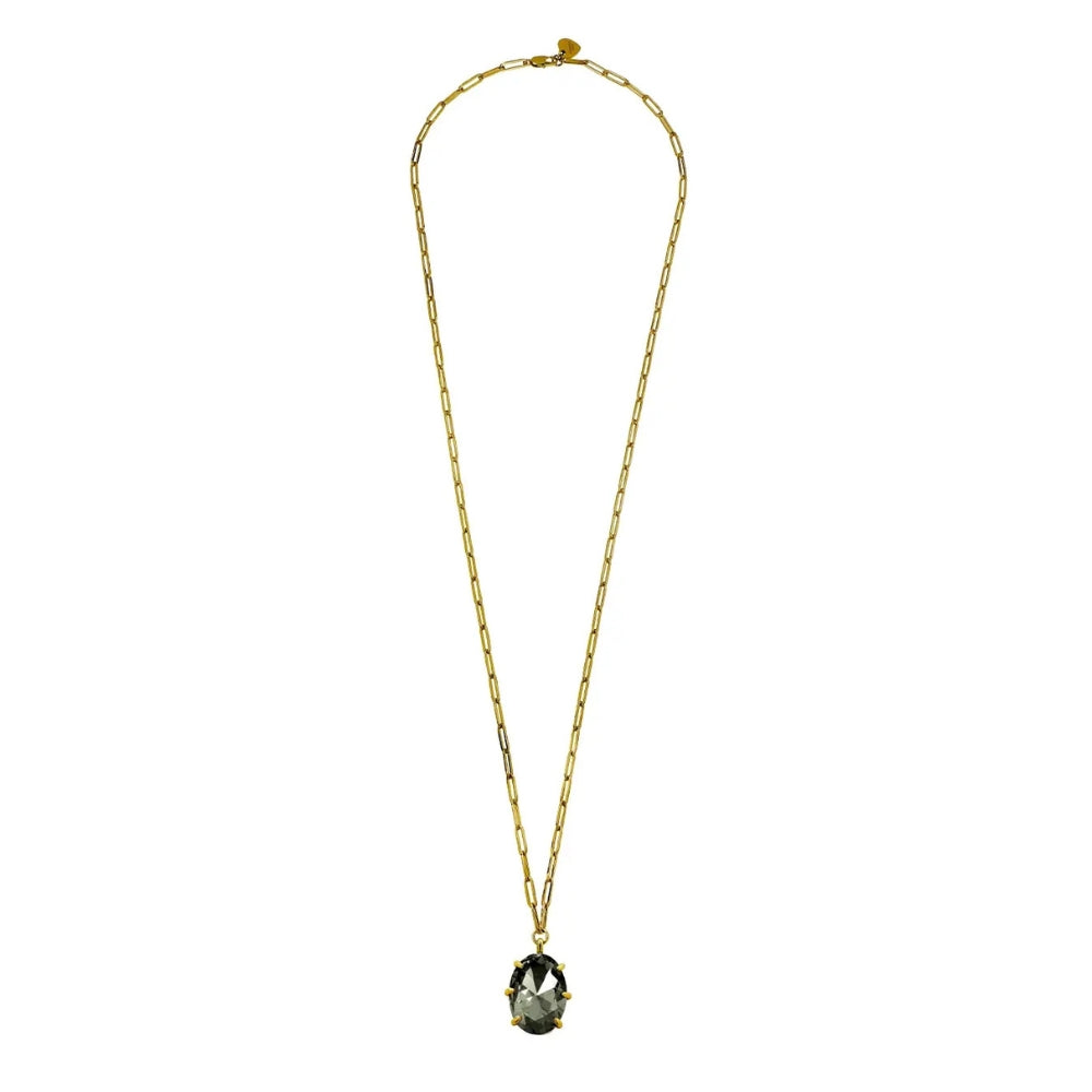 DYRBERG/KERN KALLY SG GREY NECKLACE